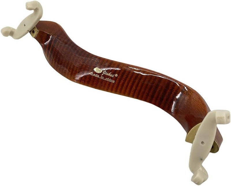 ModouString Viola shoulder rest 16 inch with Adjustable Height,Foam Pad Flame Maple Wood Viola Chin Rest Easy to use - Image 2